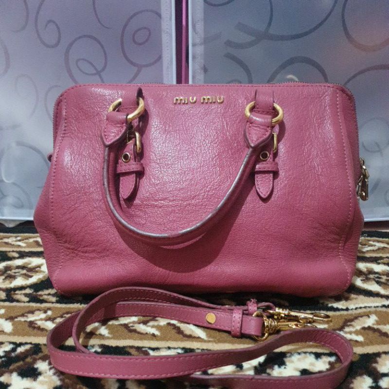 TAS MIU MIU#TAS HANDBAG KULIT#TAS KULIT ASLI#TAS KULIT MANTUL#