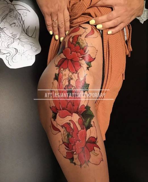 tatto full arm BUNGA  /full tangan /asiantattootemporary/ TATO TEMPORER