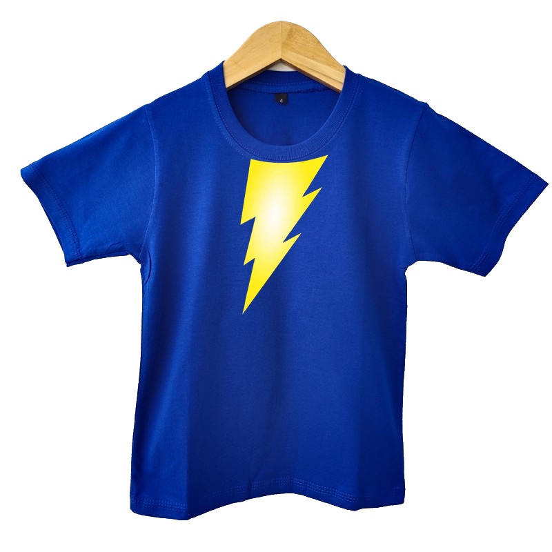 Kaos Anak Shazam Black Adam 6 Warna