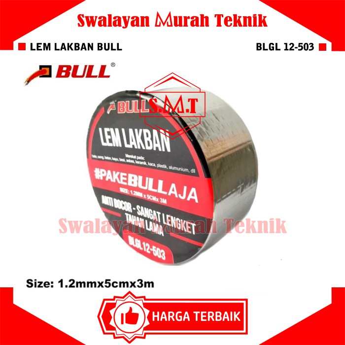 Lem Lakban Bull Anti Bocor Serbaguna Isolasi Tape Super Kuat