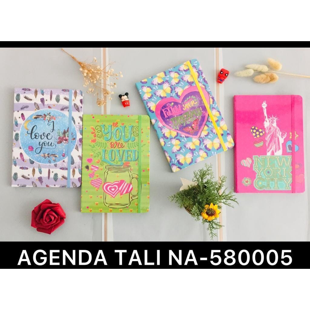 

AGENDA TALI A5 NA580005 BUKU CATATAN DIARY NOTEBOOK HARDCOVER MOTIF AESTETIC