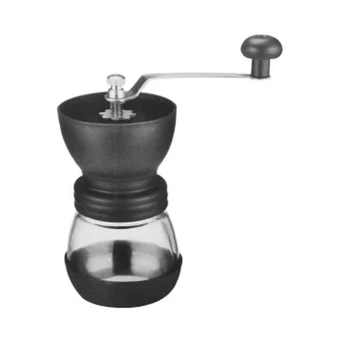 Coffee Grinder Manual Kaca Krishome Alat Penggiling Biji Kopi Manual