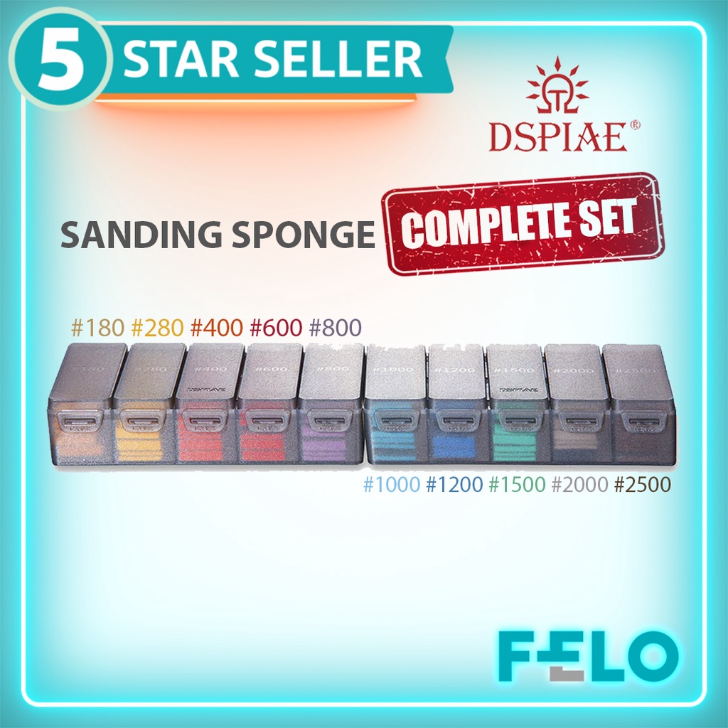 DSPIAE SANDING SPONGE SET COMPLETE / AMPLAS GUNDAM