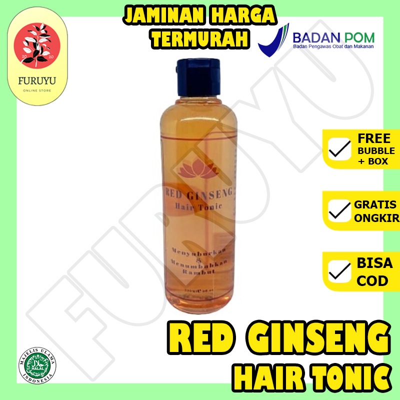 Red Ginseng Hair Tonic BPOM Original  Hair Tonic untuk rambut rusak