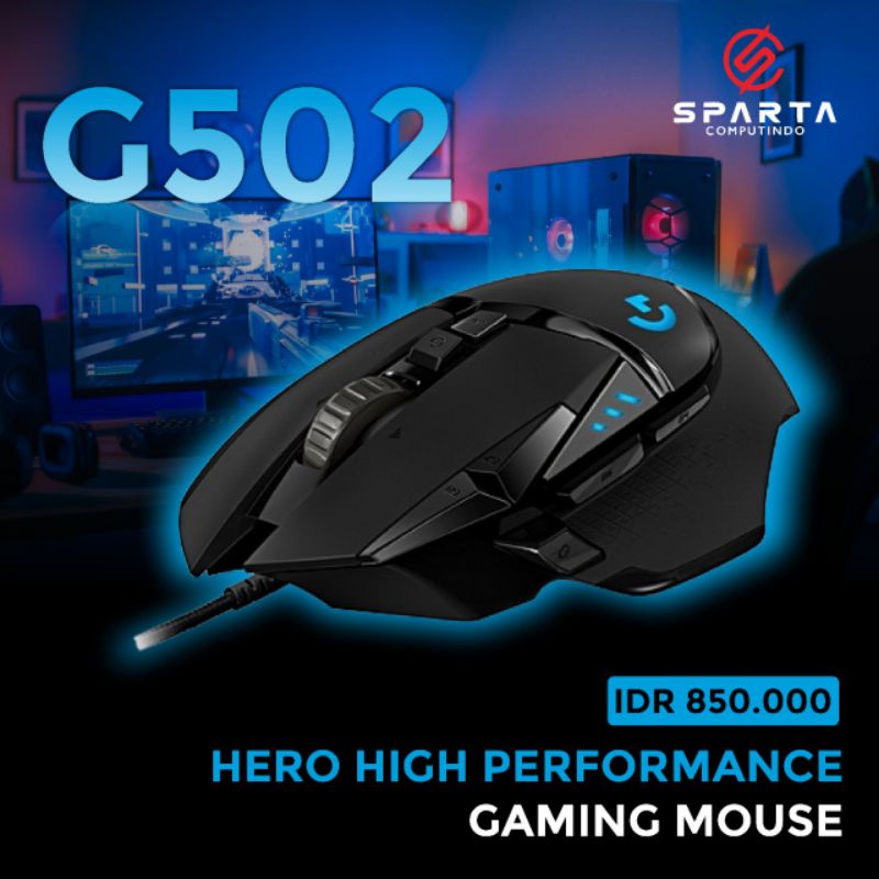 Logitech G502 Hero High Performance Gaming Mouse Original New