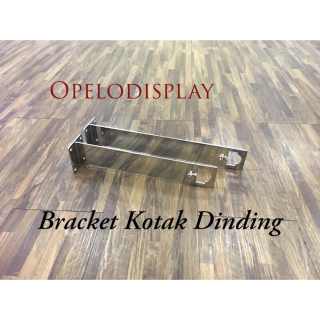 BRACKET PIPA KOTAK / BULAT DINDING 30 CM