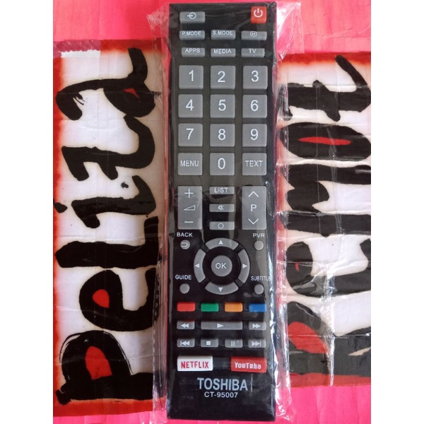 Remote Toshiba smart Android TV 4K terlengkap
