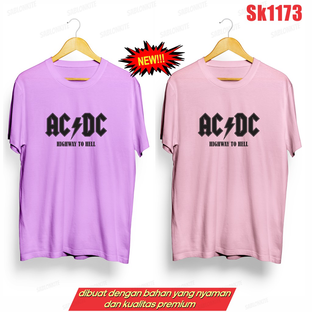 MURAH!!! KAOS  JAY AC-DC SK1173 UNISEX COMBED 30S BYK WRN KPOP