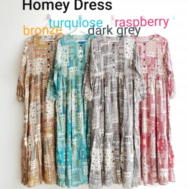 (BISA COD) TIFFANY HOMEY DRESS