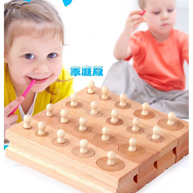 Gober - Mainan Montessori Cylinder Socket / Soket Silinder