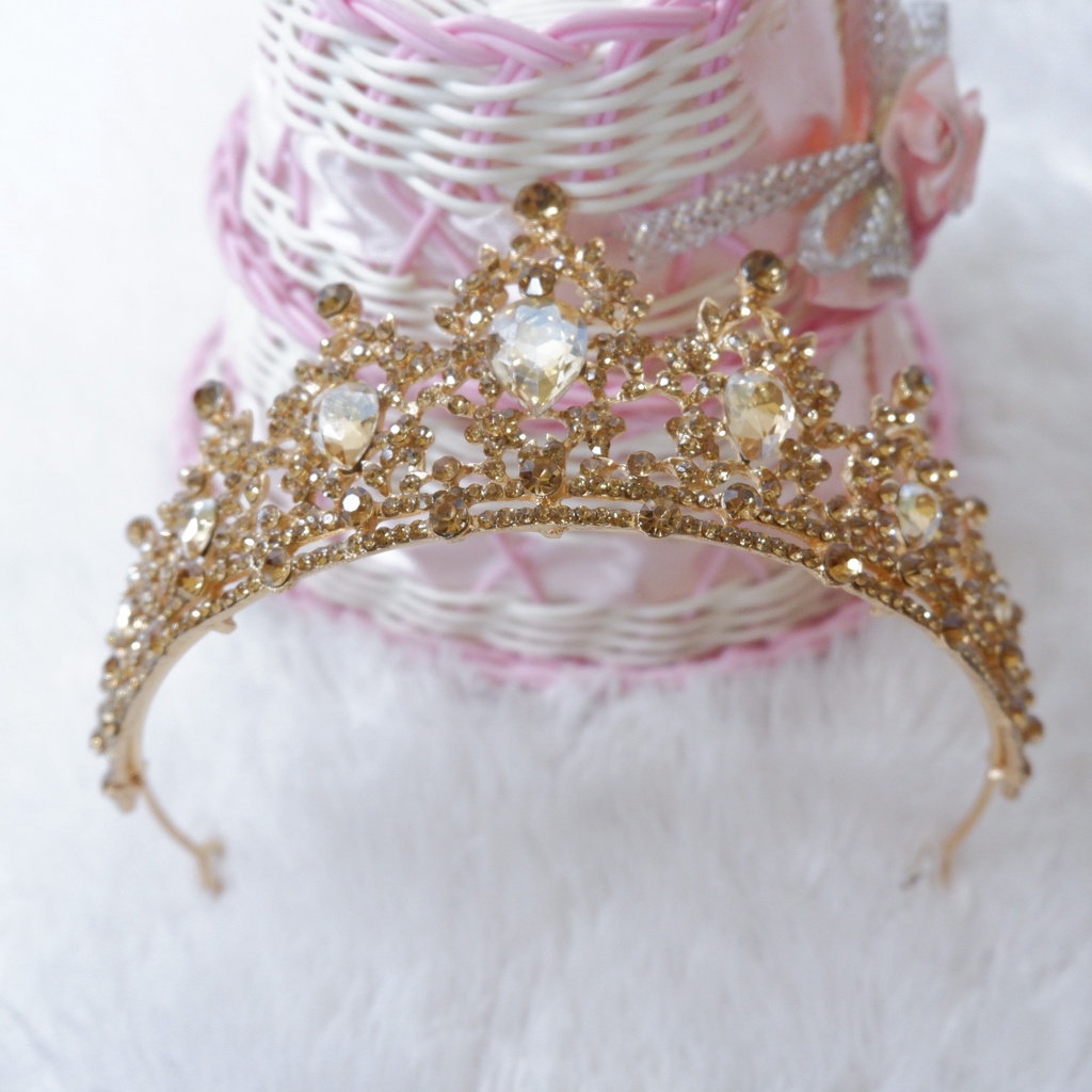 Mahkota/Tiara Bridal RoseGold/Gold