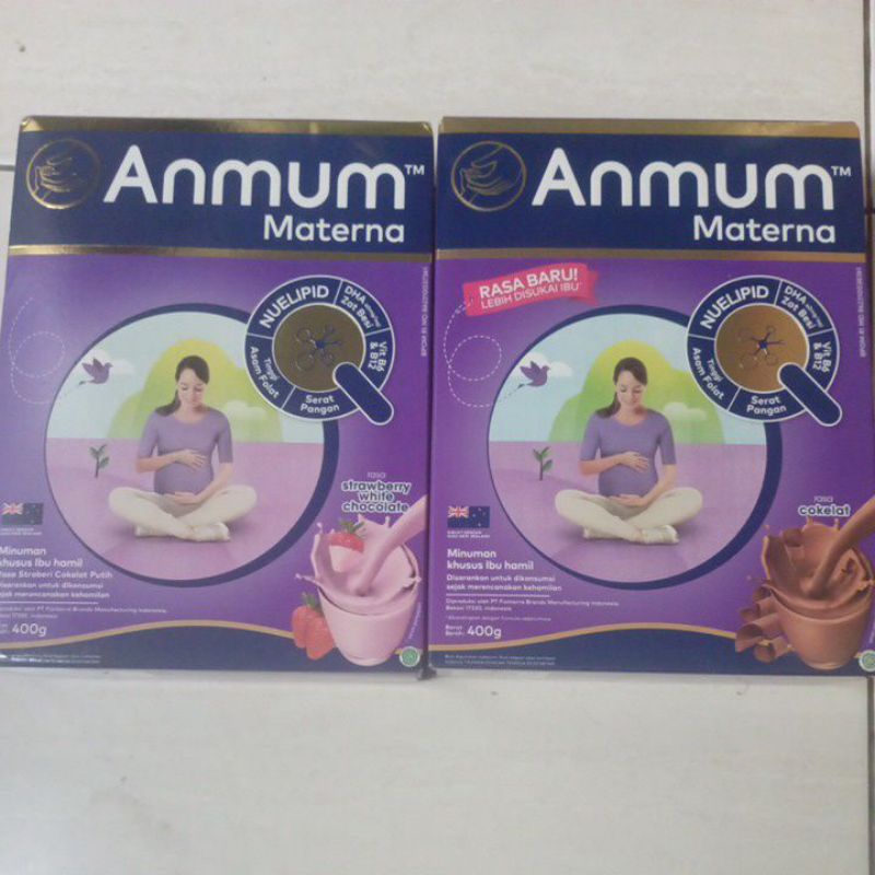 Anmum Materna Vanila/Coklat/Strawberry 400g/lite 360g