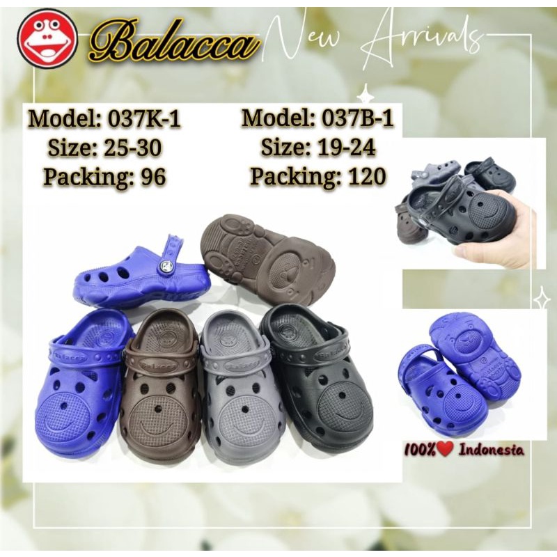 Sepatu Sandal Bakpao Baim Motif Elmo Ukuran 24 Sd 29