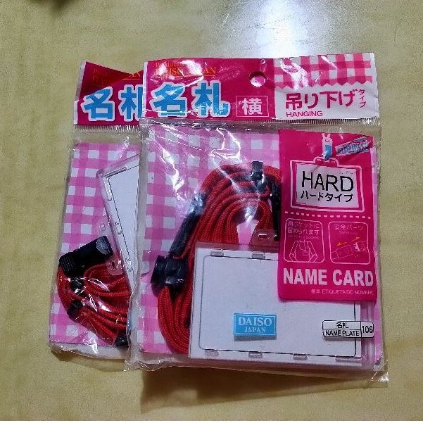 

gantungan kartu nama hanging ID name card holder Hard kalung name tag