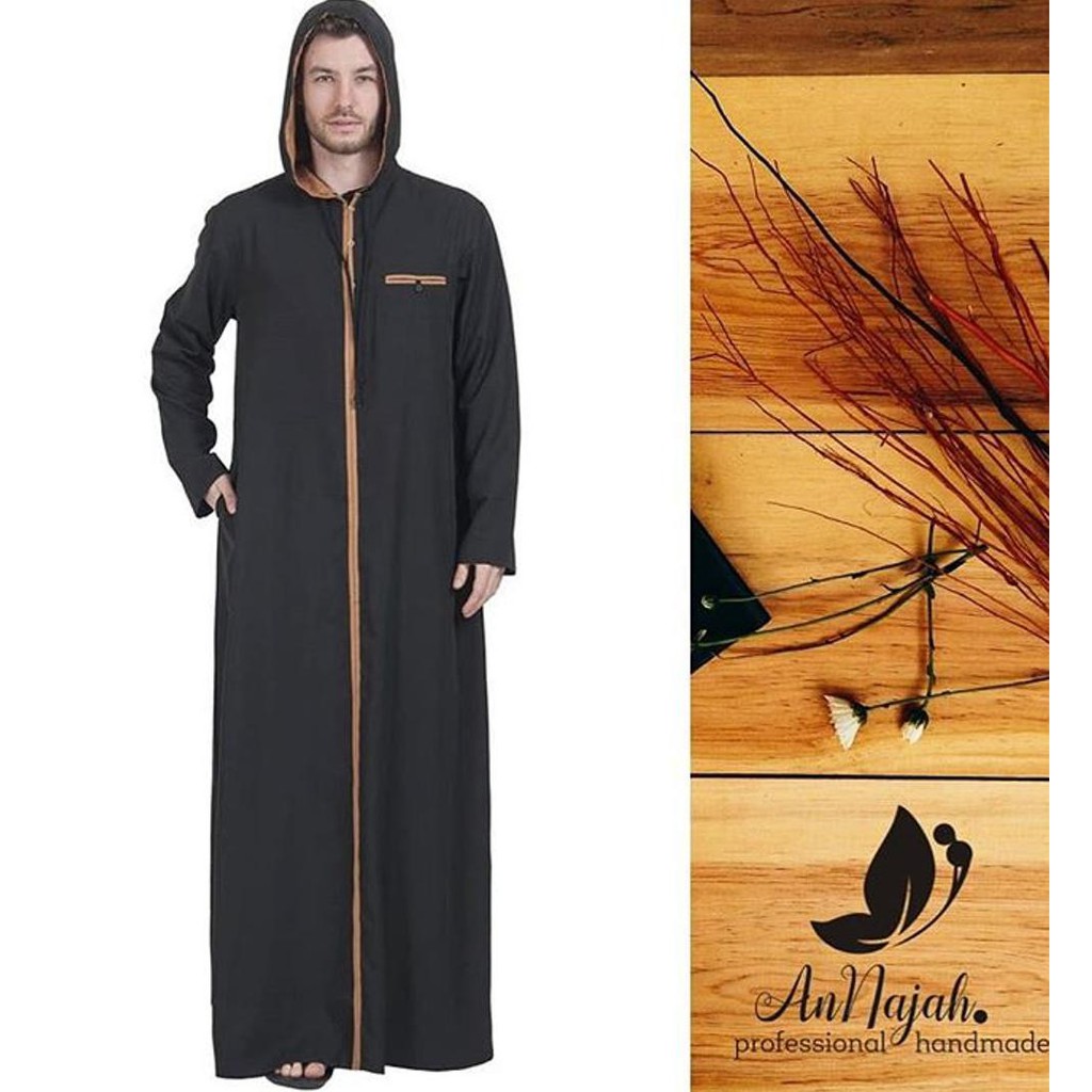 Diskon Jubah pria gamis hoodie