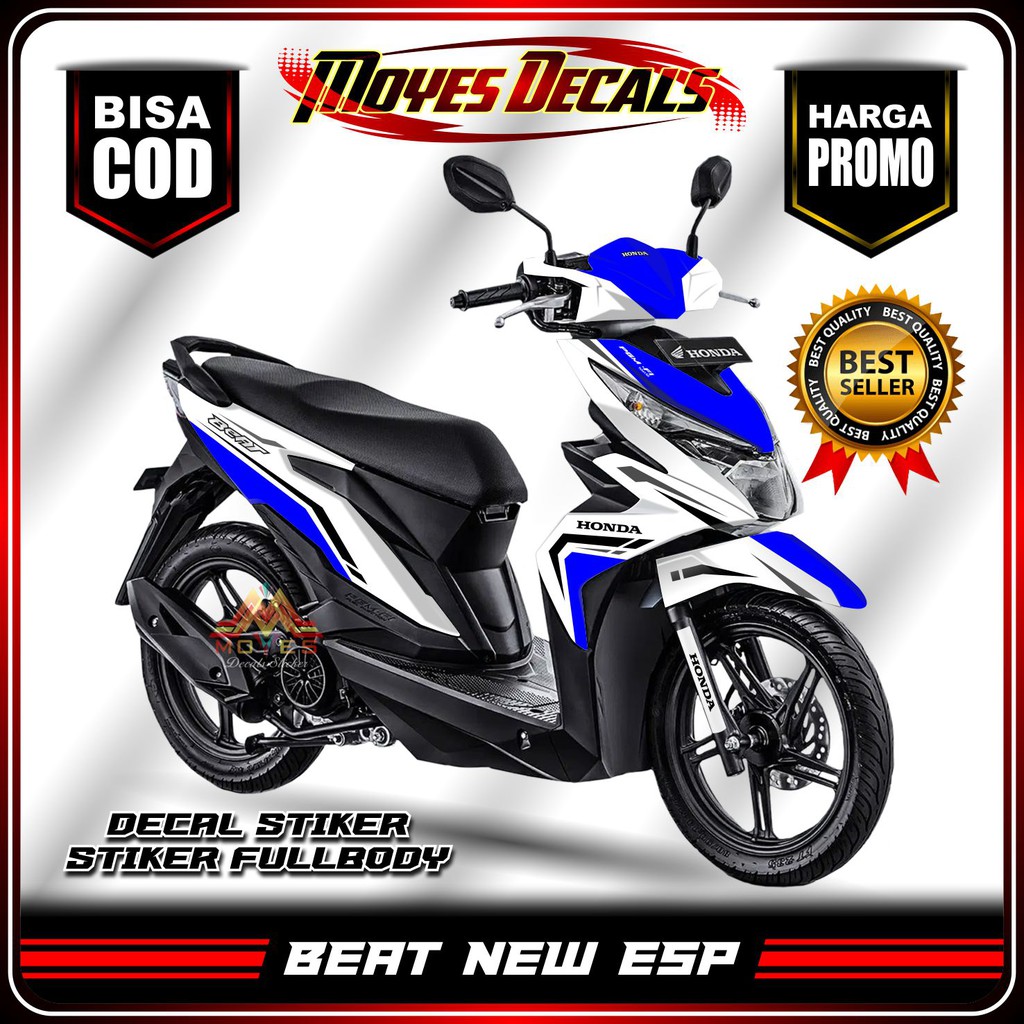 Decal Sticker Honda Beat street Fullbody 2017 2019-dekal Beat esp - spec A