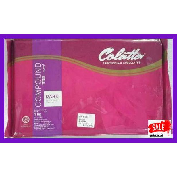 

SAKMACOKLAT- COLLATA DARK COMPOUND CHOCOLATE -MAKANAN-MINUMAN.