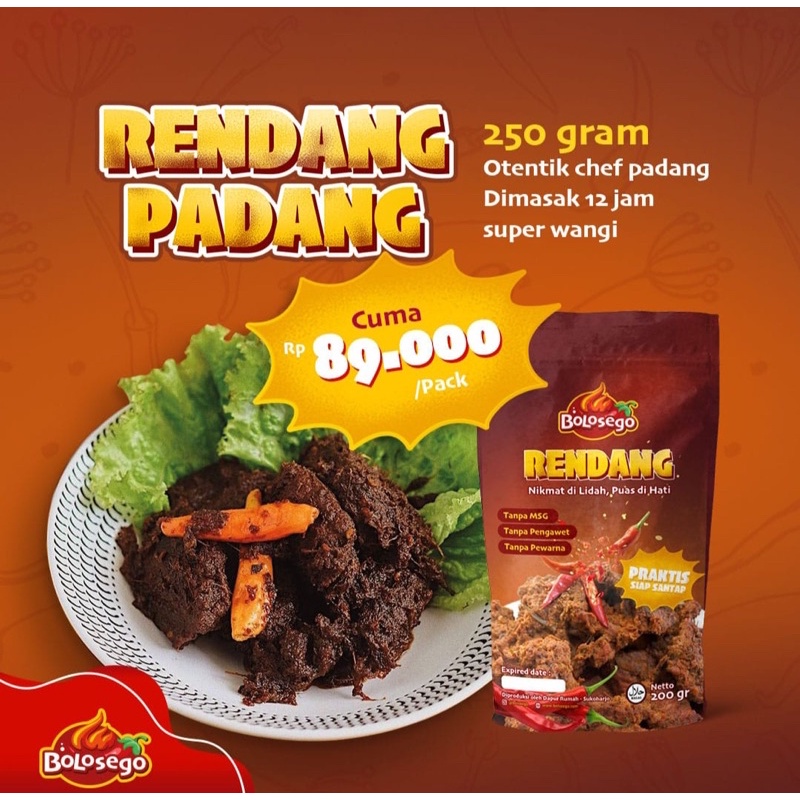 

RENDANG PREMIUM BOLOSEGO SURABAYA