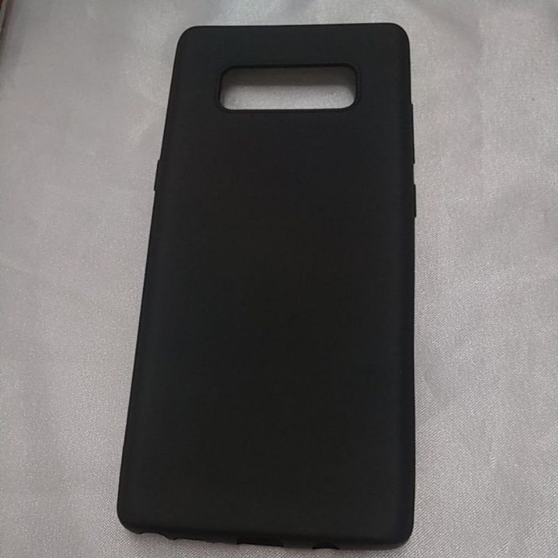 softcase hitam Black Doft note 8/ iphone6plus/iphone7/iphone8/iphoneX/iphomexS