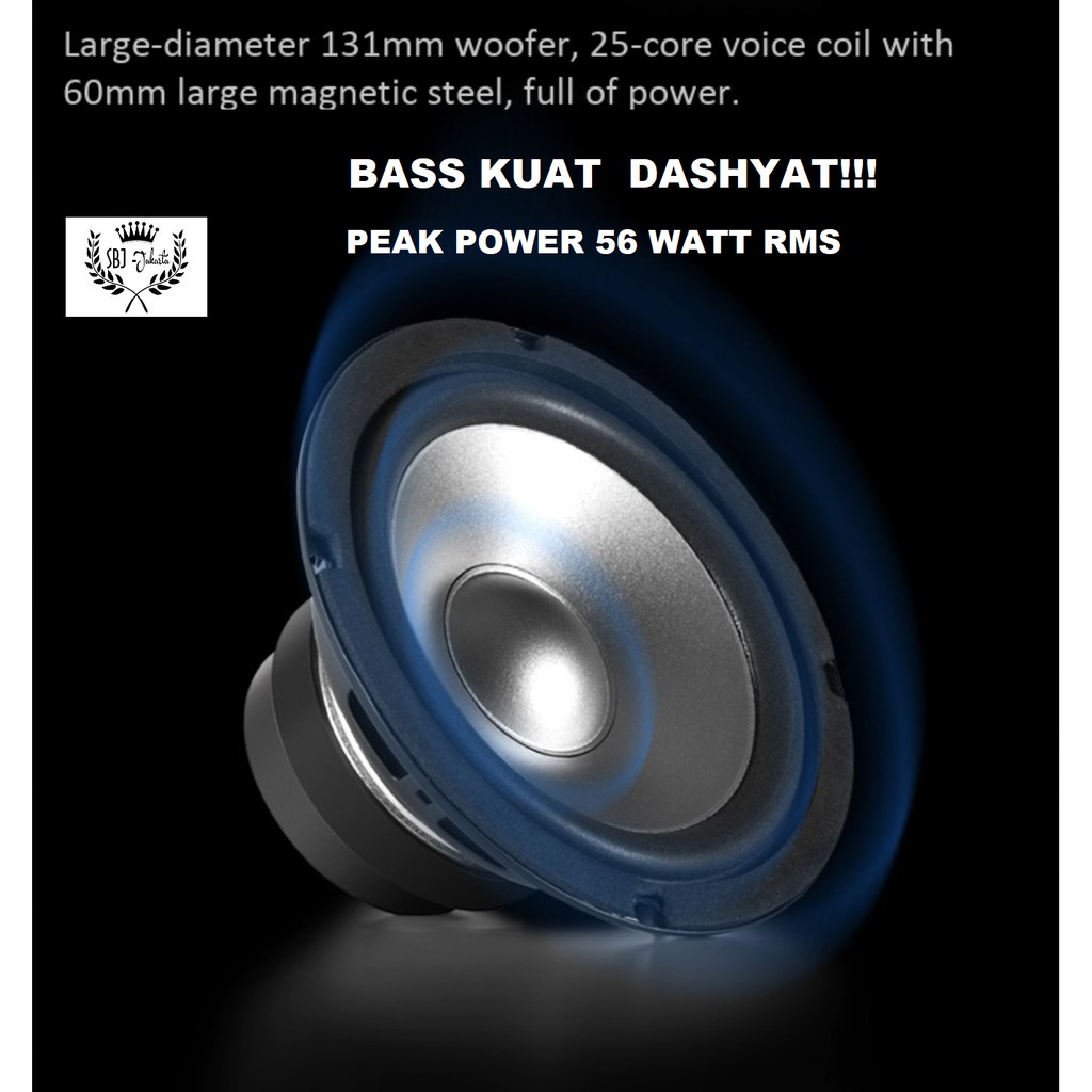 EDIFIER X2 Speaker Powerful Bass 2.1 BLUETOOTH RGB LED 28W RMS BASS DASHYAT