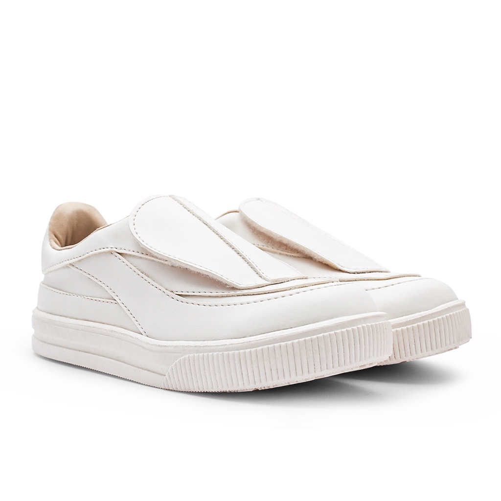 Khakikakiku  Zeal White Sugar Slip On