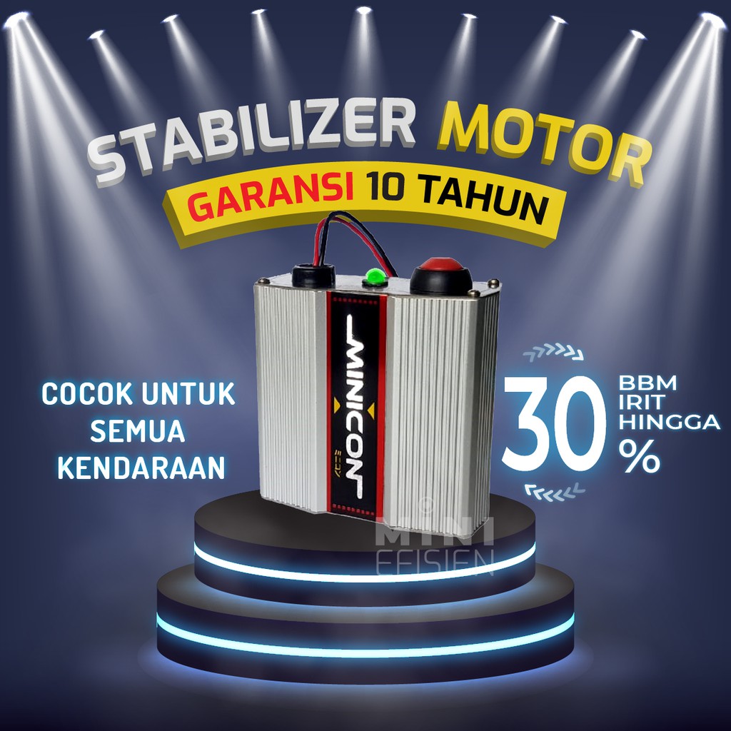 Minicon Stabilizer Listrik Accu Motor Penghemat BBM Bergaransi 10 Tahun