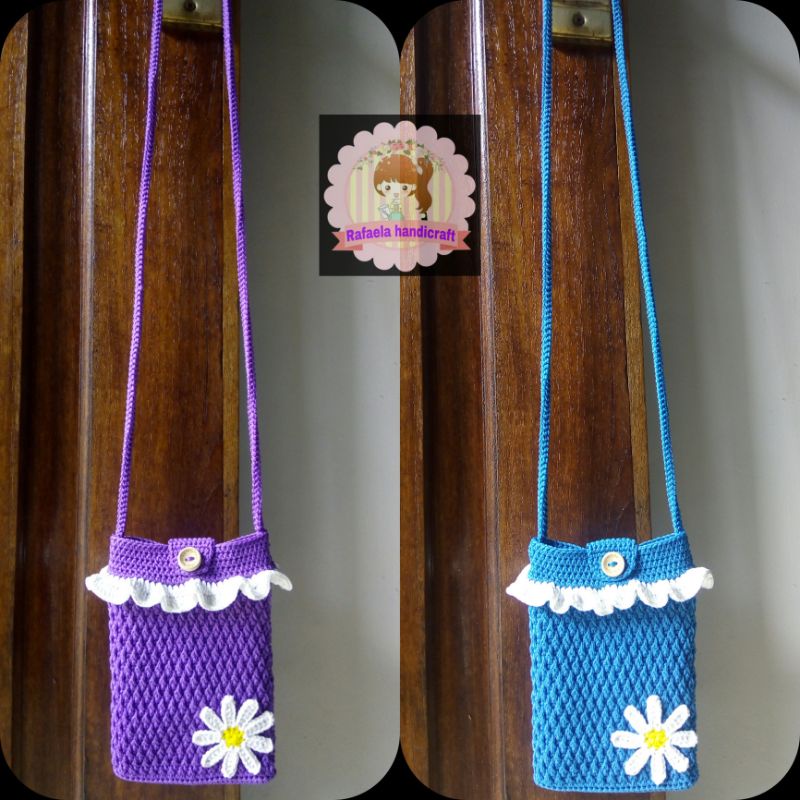 Tas rajut HP/tas rajut selempang