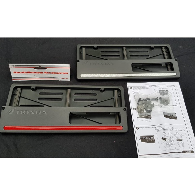 Cover dudukan tutup plat nomor motor Honda original AHM-1