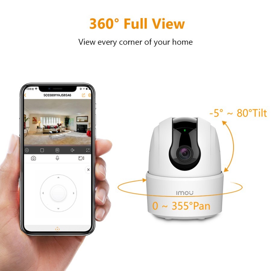 Imou Ranger 2C Smart Tracking IP Camera CCTV Wi-Fi Indoor H.265 1080P