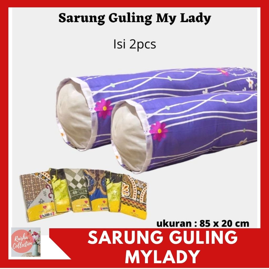 RC Isi 2 Pcs  Sarung bantal/Sarung guling/Sarung bantal guling Motif Minimalis