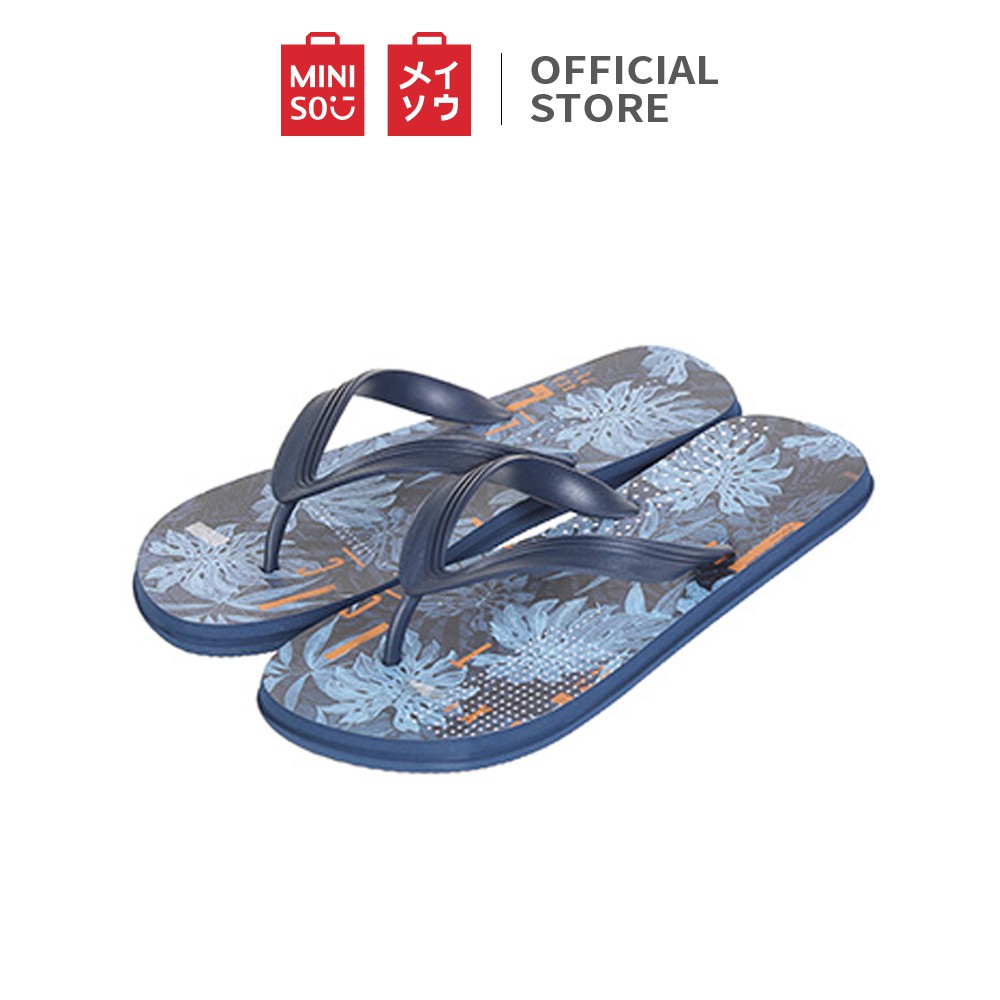  MINISO  Flip Flop Floral Printed Slipper Sandal  Jepit  