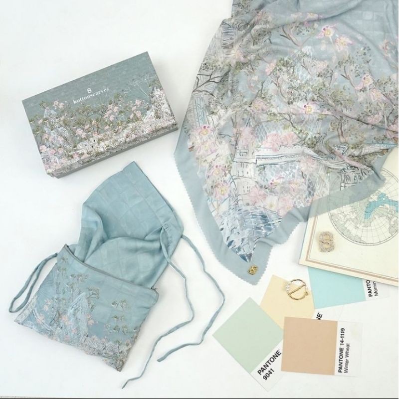 Buttonscarves Prayer Robe British series Sky