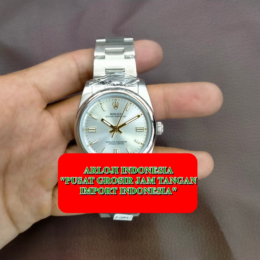 Sale Jam Rolex Datejust 36 Oyster Perpetual Silver White Automatic Jam Tangan Wanita Import Best Edi