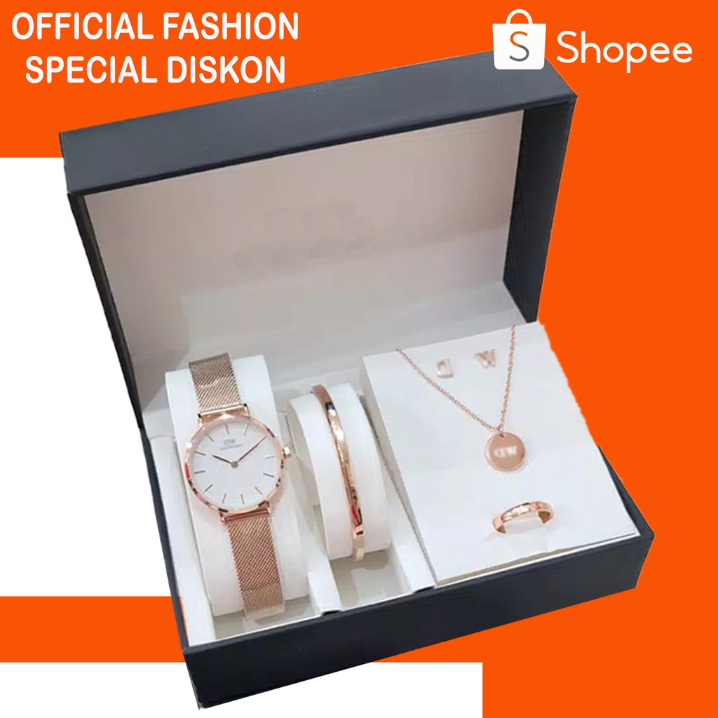 best seller     grosir jam tangan wanita ofs 0091 tali rantai include box eklusif   bayar di tempat 