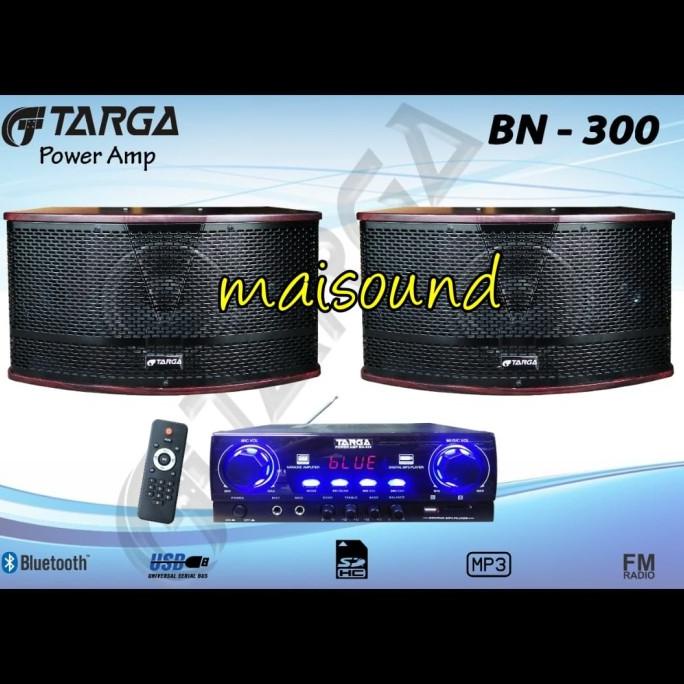 PAKET SPEAKER 6 AMPLIFIER TARGA BN 300 AMPLI TARGA BN300 BLUETOOTH .