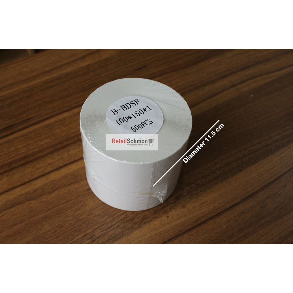 Label Thermal Resi Stiker 100x150 mm / 100 x 150 mm / 100x150mm 500pcs