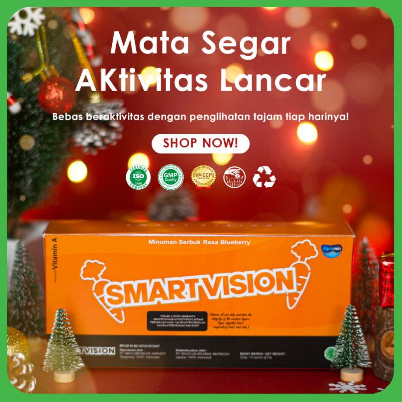 Smart Vision Vitamin Mata Minus dan Silinder Anak Dewasa Original Bpom