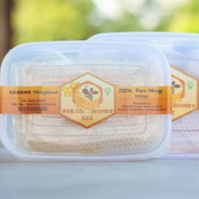 

Sarang madu melifera 500gr (murni + BPOM) syk.co_honeybee