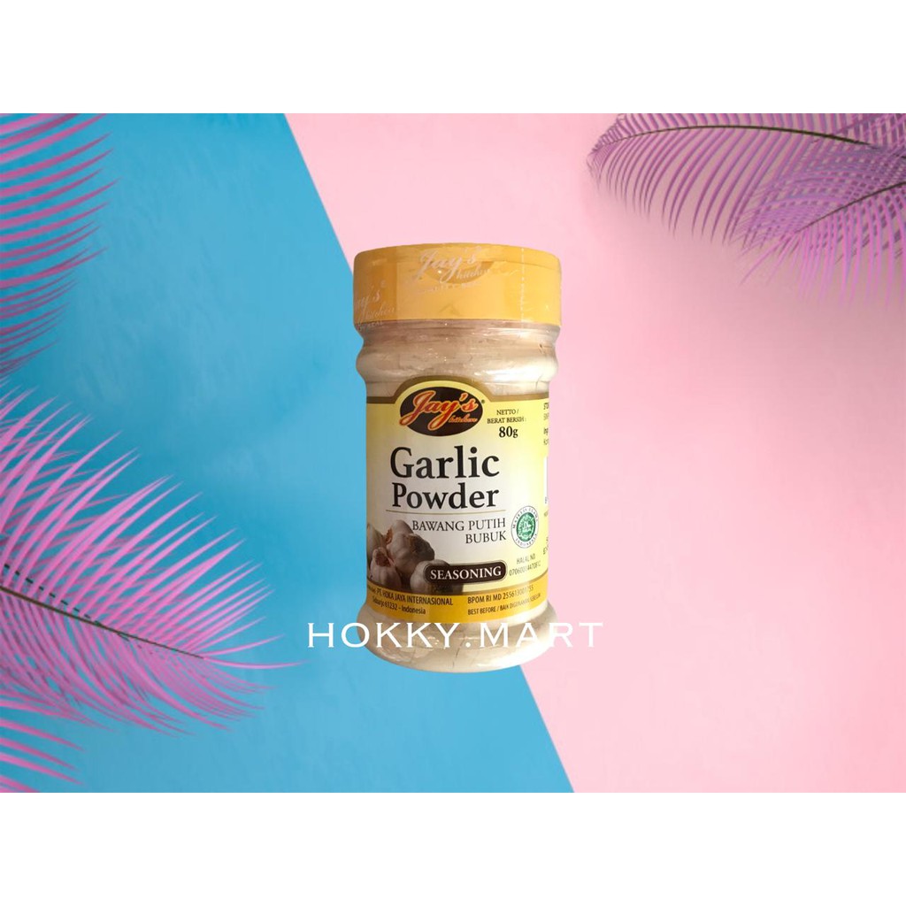 

(HOKKY) jay's GARLIC POWDER 80 gr / bawang putih bubuk jays