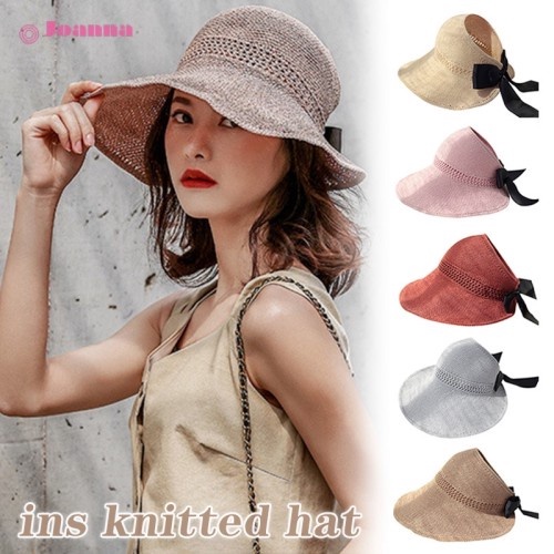 Topi Pantai Lipat Korea, Topi Pantai Gulung, Topi Sepeda, Topi Santai Korean, Topi Fashion Korean, T