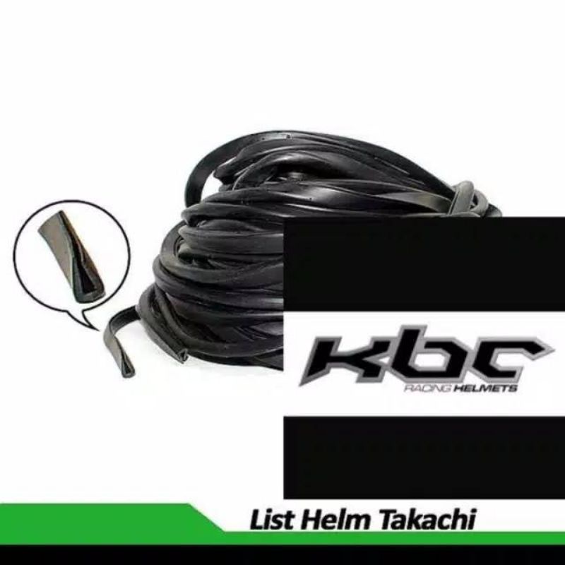 List karet helm pingiran helm Hall face universal pnp kyt  +  ink centro +  mds + Hiu +