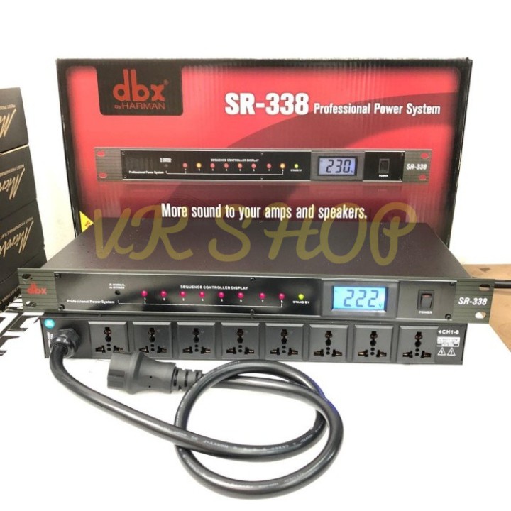 Power Sequencer Controller DBX SR-338 Power Distributor DBX SR338