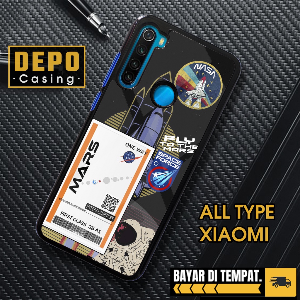 Case Redmi Note 8 Case Hp Xiaomi Redmi Note 8 Glossy Case Depo Casing [NASA] Casing Hp Redmi Case Ae
