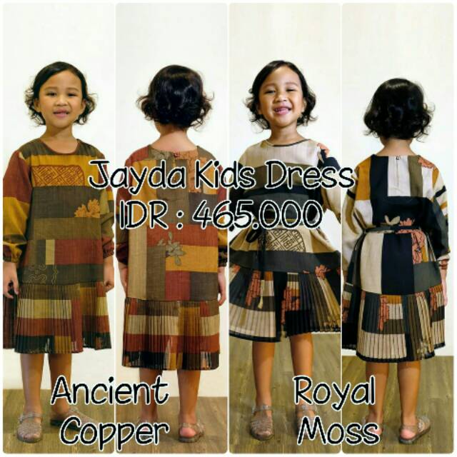 Jayda Kids Dress by Kami Idea, Jana Collection, Baju Atasan Anak Muslim