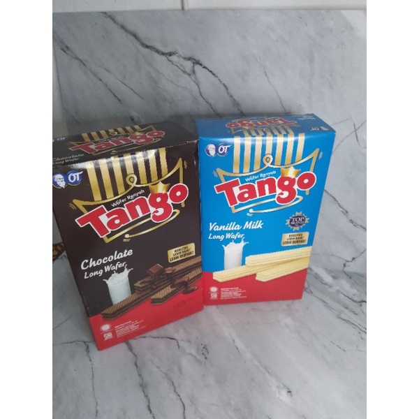 

Tango Wafer Box Vanila dan Cokelat isi 20 pcs.