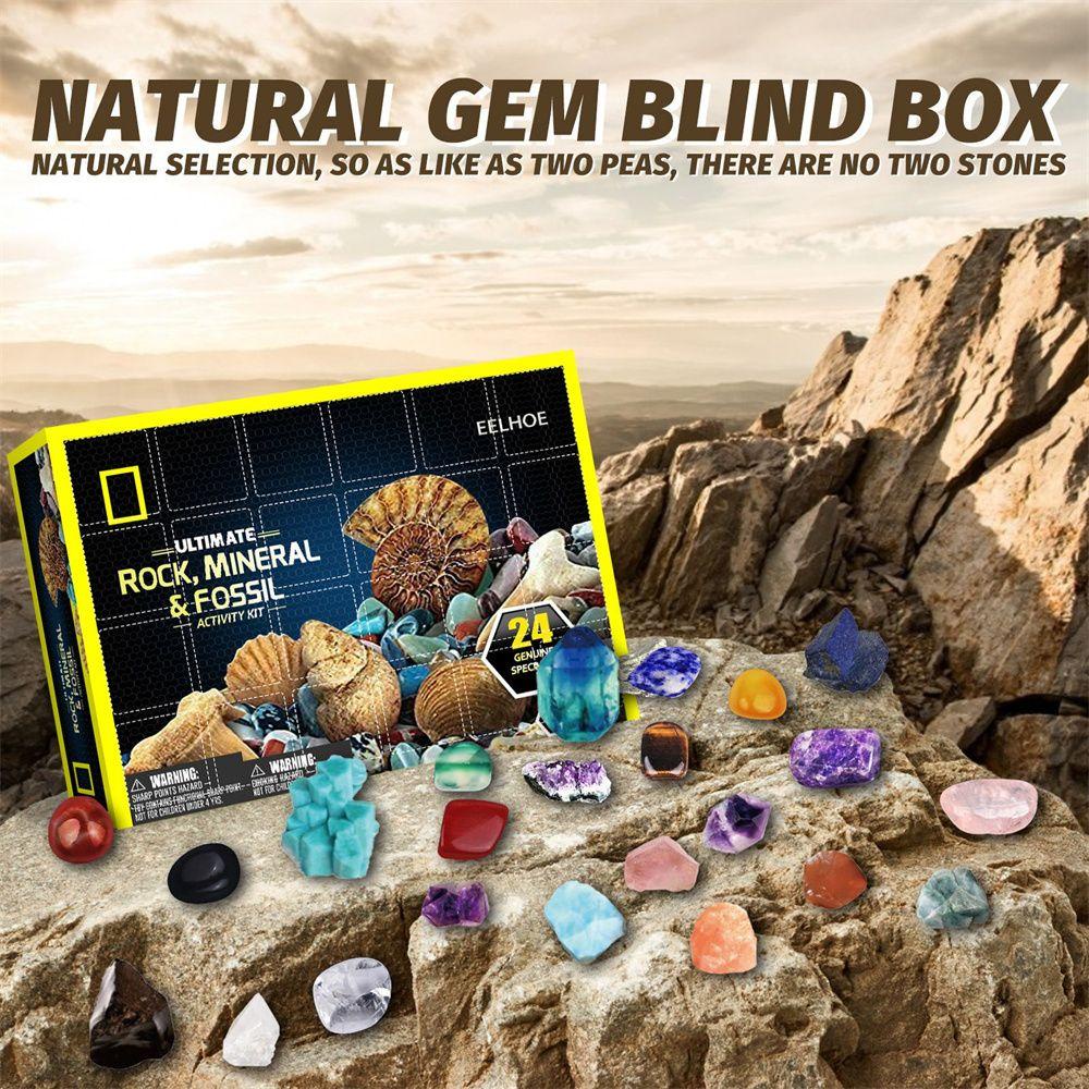 R-bunga Mineral|Stone Kit Novel Gali Koleksi Kalender Adven Rock