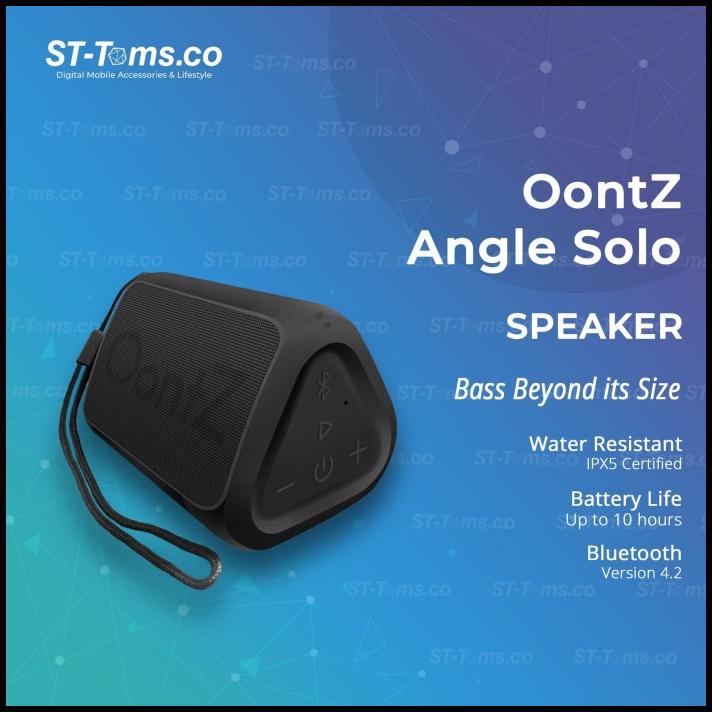 Oontz Angle Solo Super Portable Bluetooth Speaker - Black