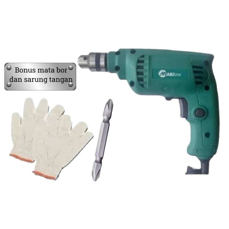Bor pasang buka skrup atau baut - bor pasang buka scup - bor tembok bolak balik