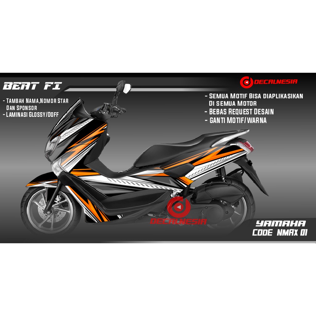 Decal Stiker Motor Yamaha Nmax Modifikasi Variasi Aksesoris Full Body