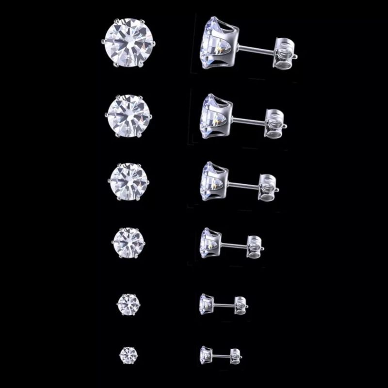 Anting Tusuk Permata Zircon Xuping Warna Emas